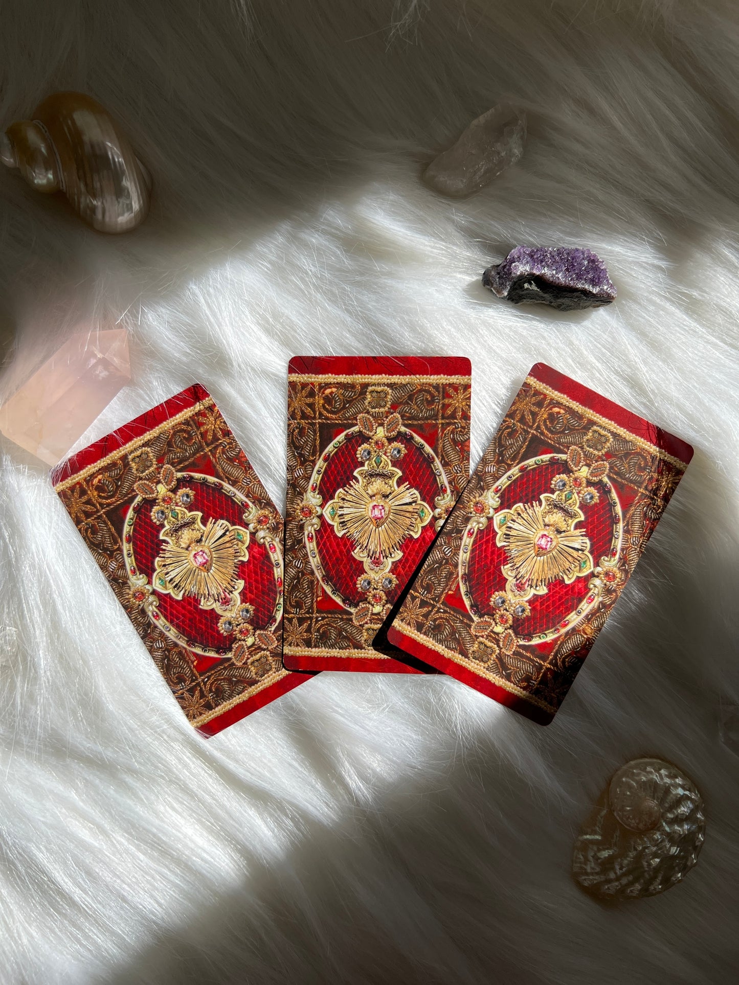 Crimson Renaissance Tarot Cards