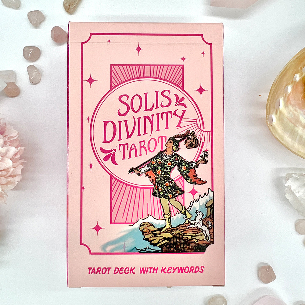 pink rider waite tarot cards