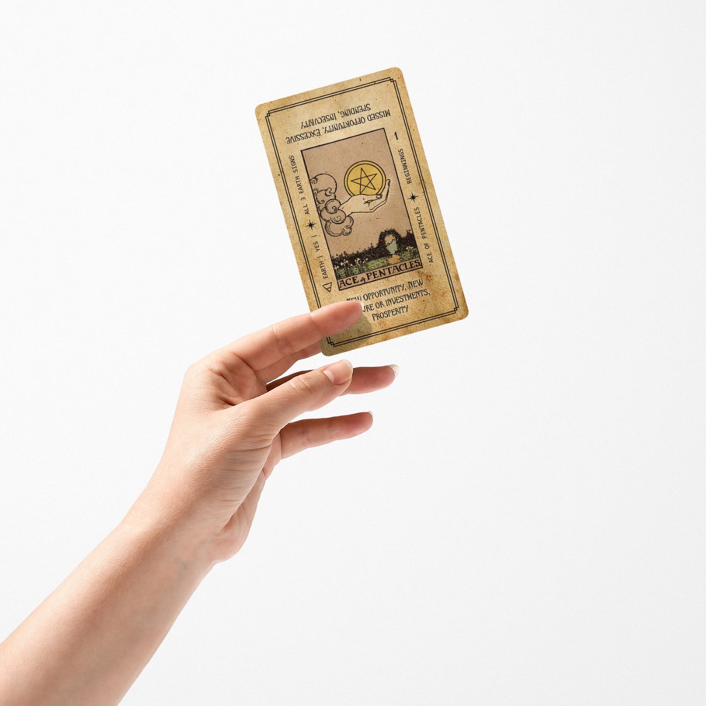 Vintage and Gold Tarot Cards
