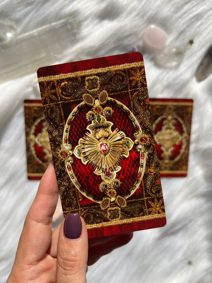 Crimson Renaissance Tarot Cards