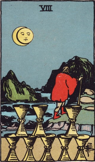 Eight of Cups tarot card meaning