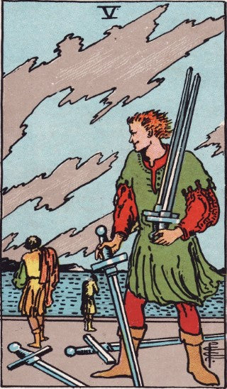 Five of Swords tarot card meaning