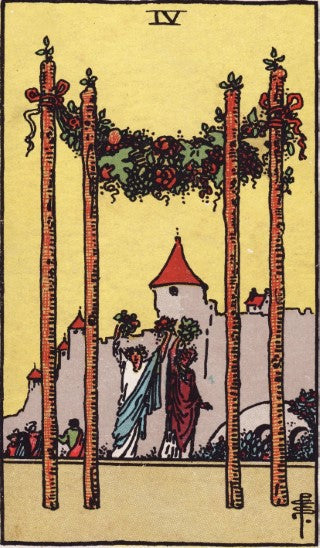 Four of Wands tarot card meaning