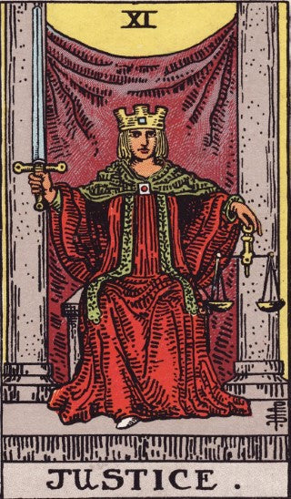 Justice tarot card meaning