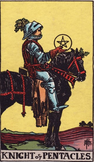 Knight of Pentacles tarot card meaning