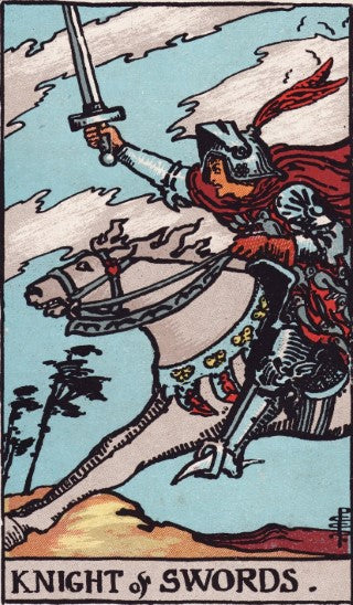 Knight of Swords tarot card meaning