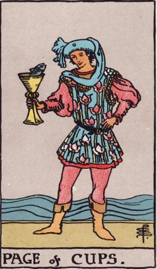 Page of Cups tarot card meaning