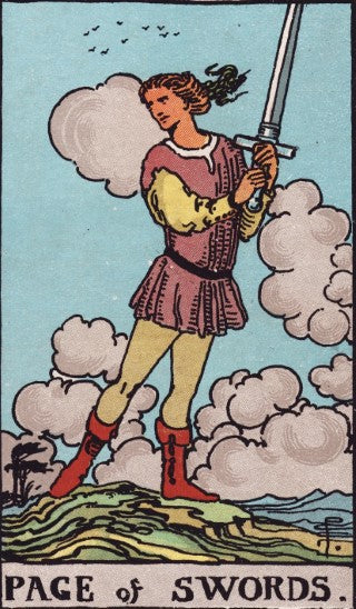 Page of Swords tarot card meaning