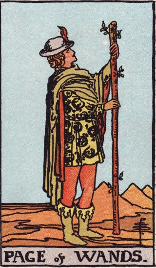 Page of Wands tarot card meaning