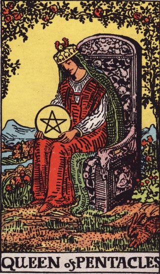 Queen of Pentacles tarot card meaning