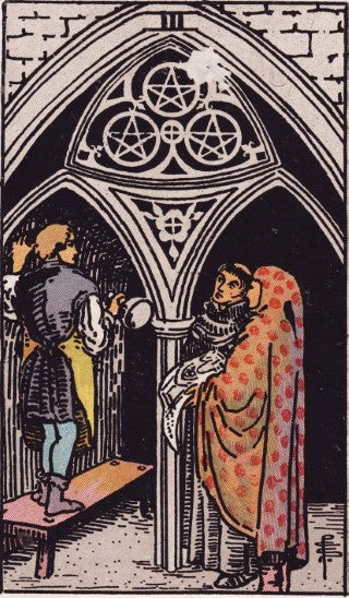 Three of Pentacles tarot card meaning