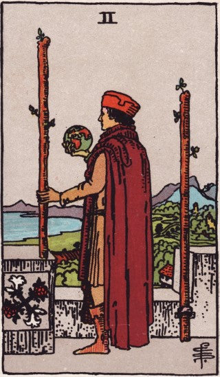 Two of Wands tarot card meaning