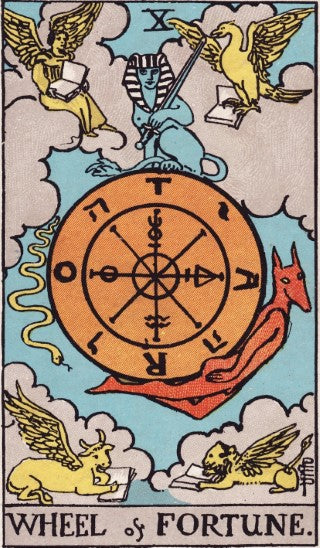 Wheel of Fortune tarot card meaning