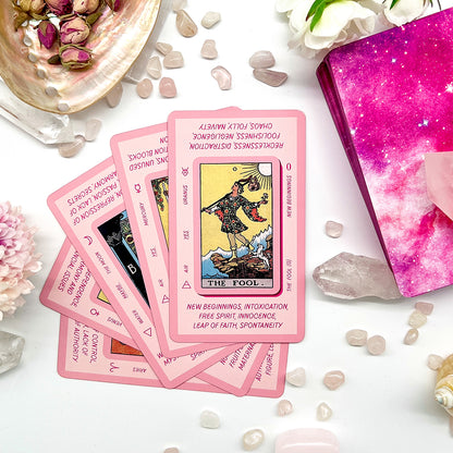 pink tarot cards the fool tarot card meaning